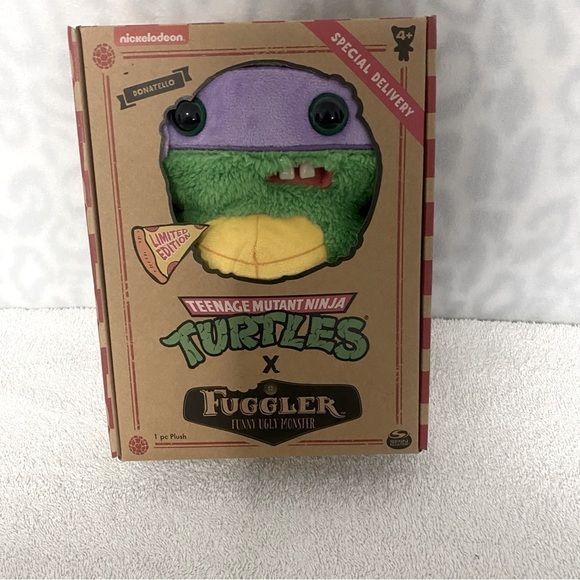 Fuggler Teenage Mutant Ninja Turtle Donatello Plush Limited Edition New In Box - Picture 4 of 4